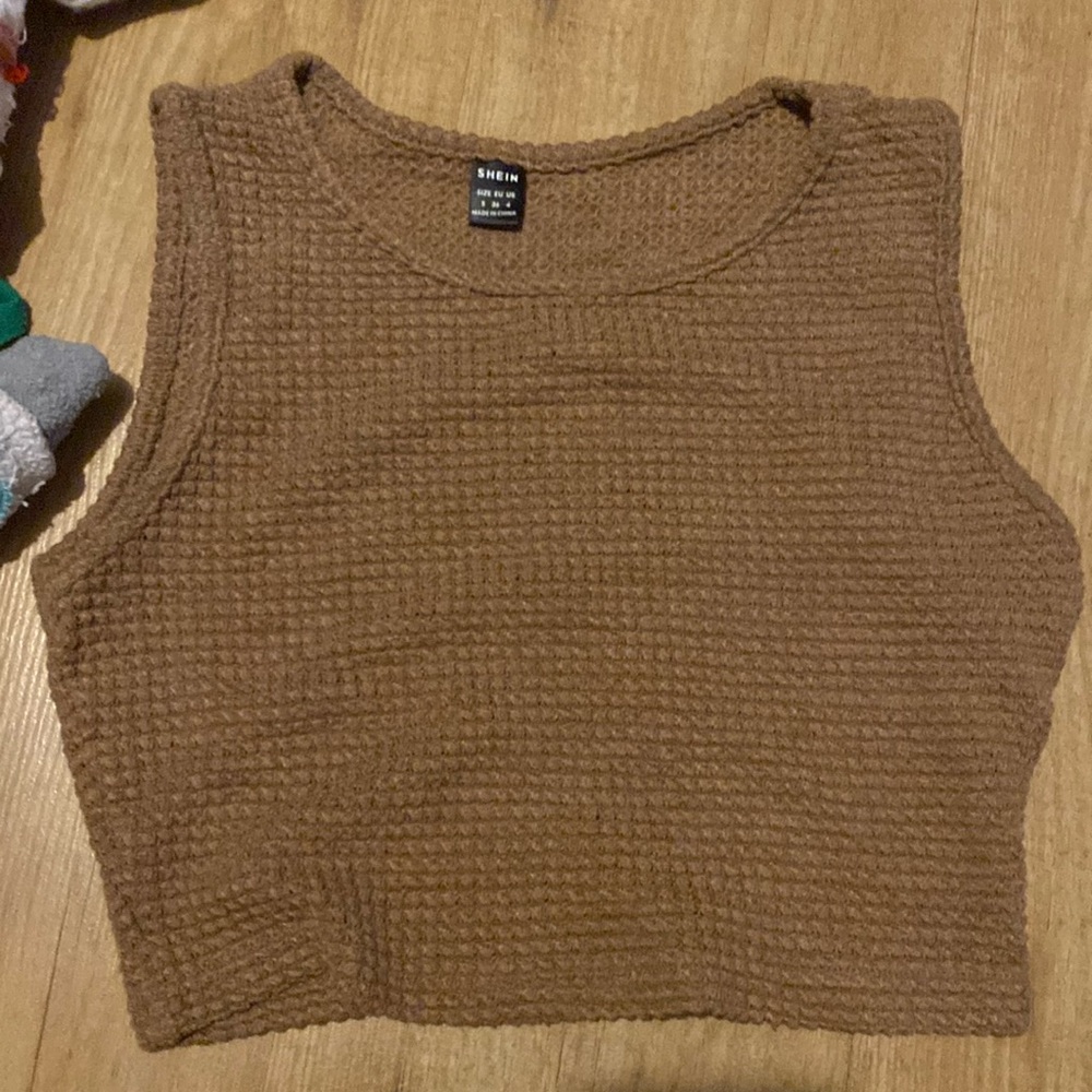 knitted tank top